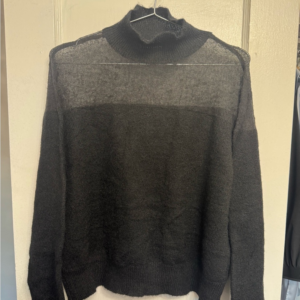 Zara Black Knit Top size: 6-8